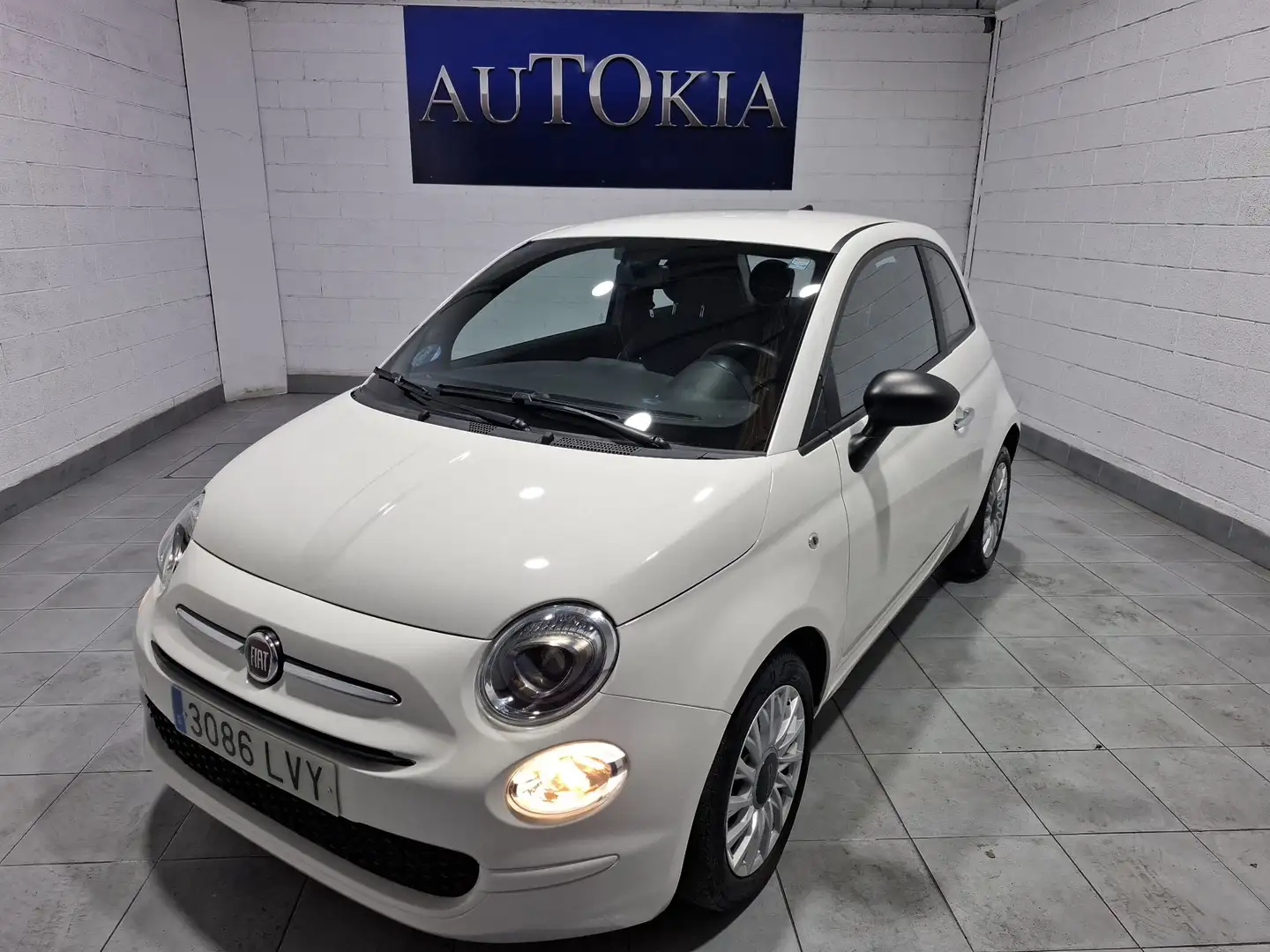 Fiat 500 1.0 Hybrid Cult 52kW Blanc - 1