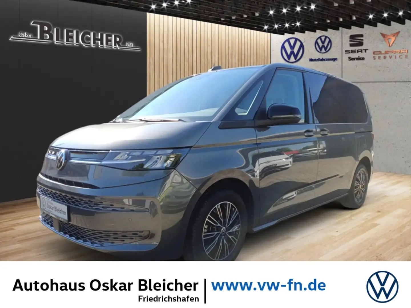 Volkswagen T7 Multivan 1.4 TSI eHybrid ''Life'' ankl. AHK Grijs - 1