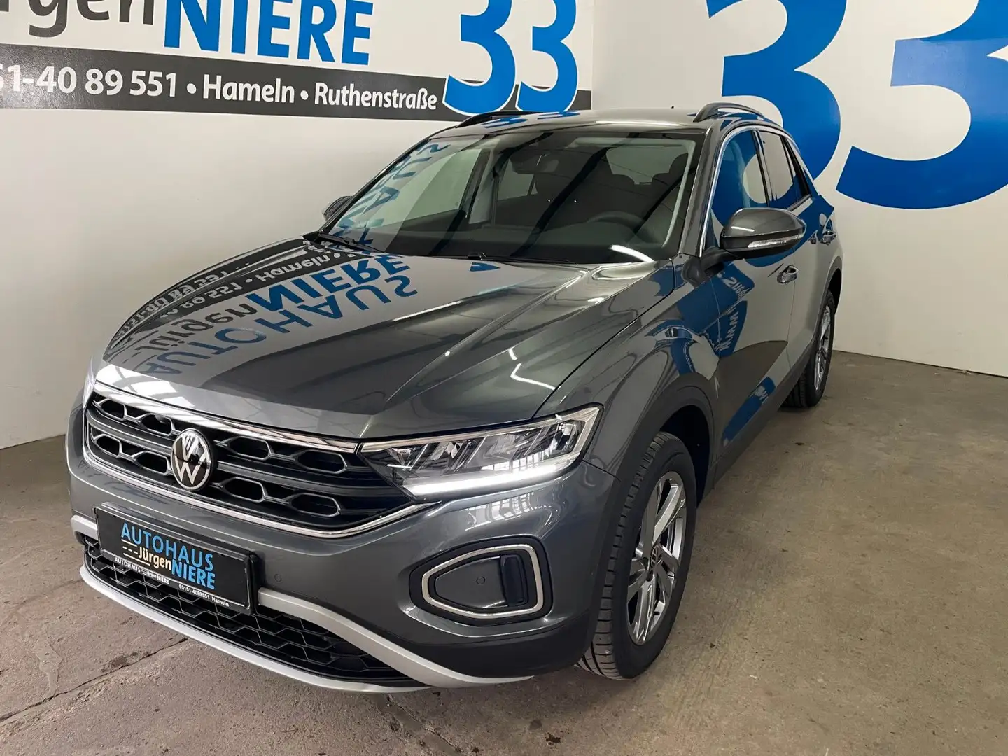 Volkswagen T-Roc 1.5 TSI OPF DSG PRIME / LED/AHK/ACC/17 Gris - 1