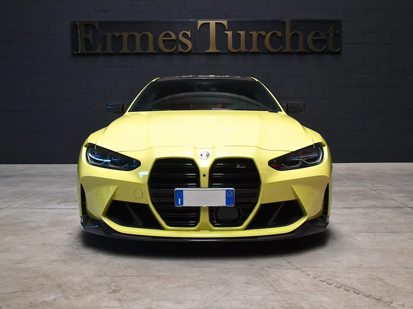 BMW M4 M4 Coupe Competition, service BMW, a Pordenone. Giallo - 1