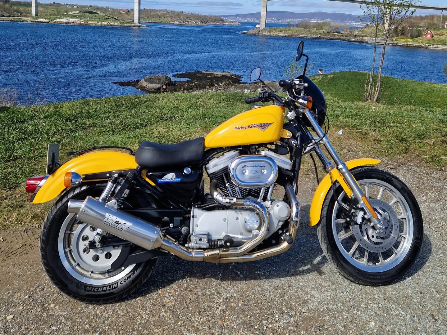 Harley-Davidson XL 1200 Sportster Jaune - 2