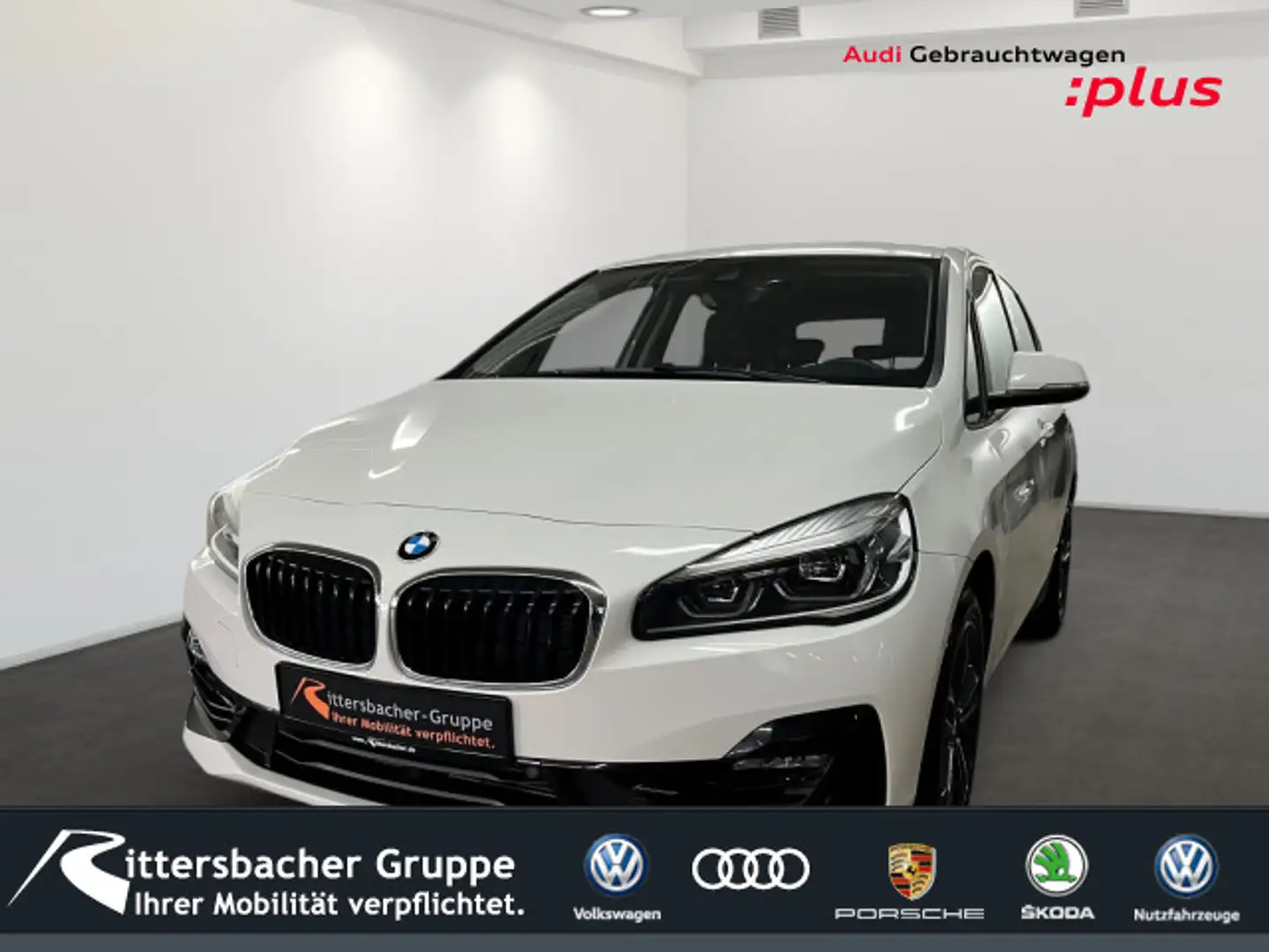 BMW 218 i Sport Line BusinessPaket AHK PDC+RFK Weiß - 1