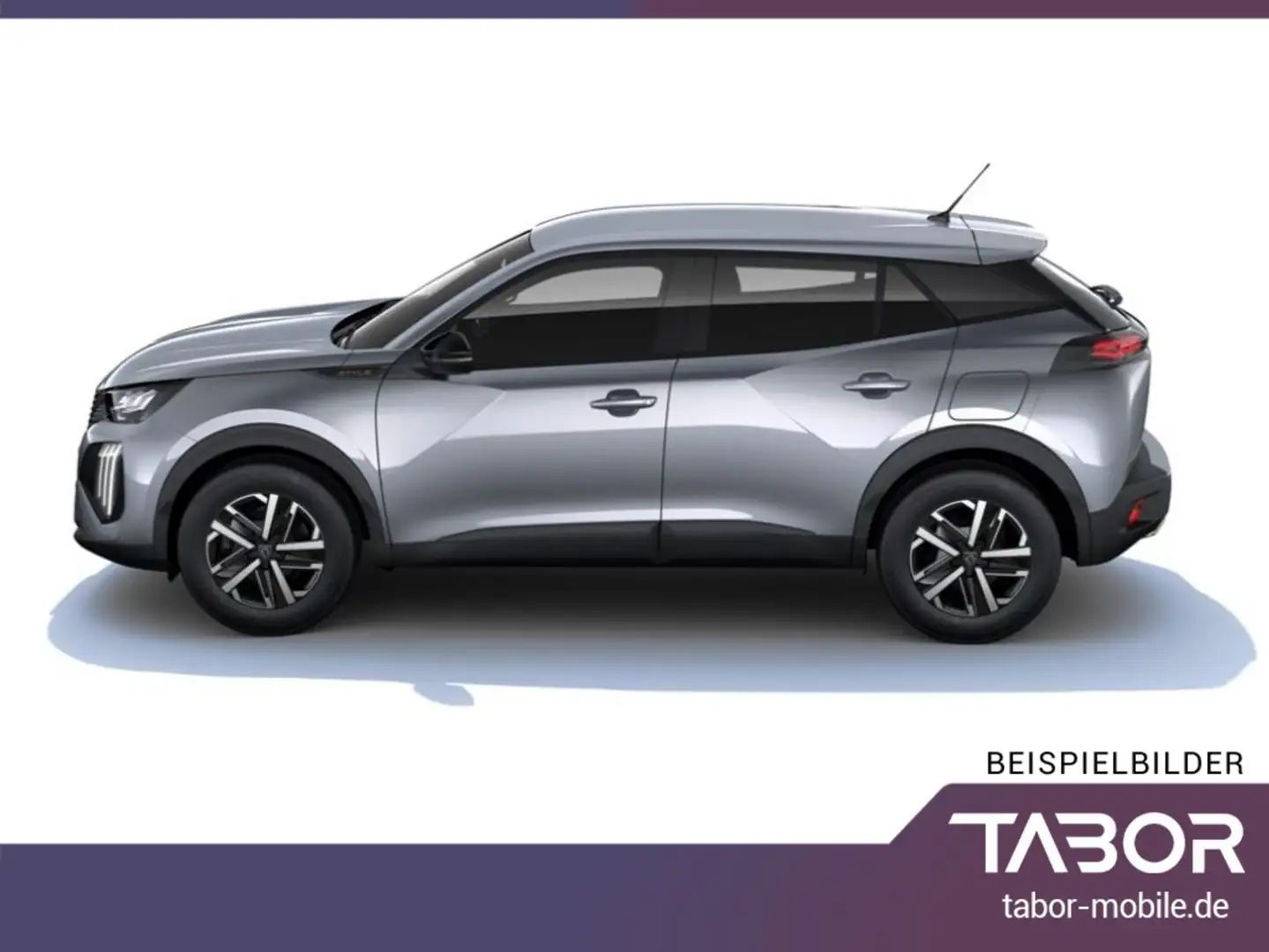 Peugeot 2008 MHEV 145 eDSC6 Style LED PDC CarPlay Temp Grau - 2