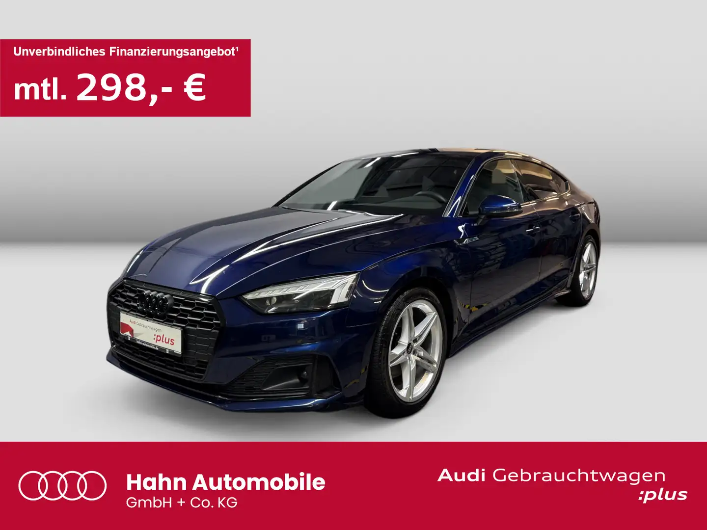 Audi A5 35 TDI Matrix Virtual CAM Carplay A Bleu - 1