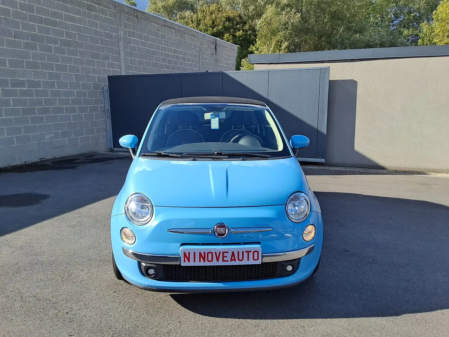 Fiat 500C 500 1.2i Lounge*CABRIO 1STE EIGENAAR AIRCO 69000KM Blau - 1
