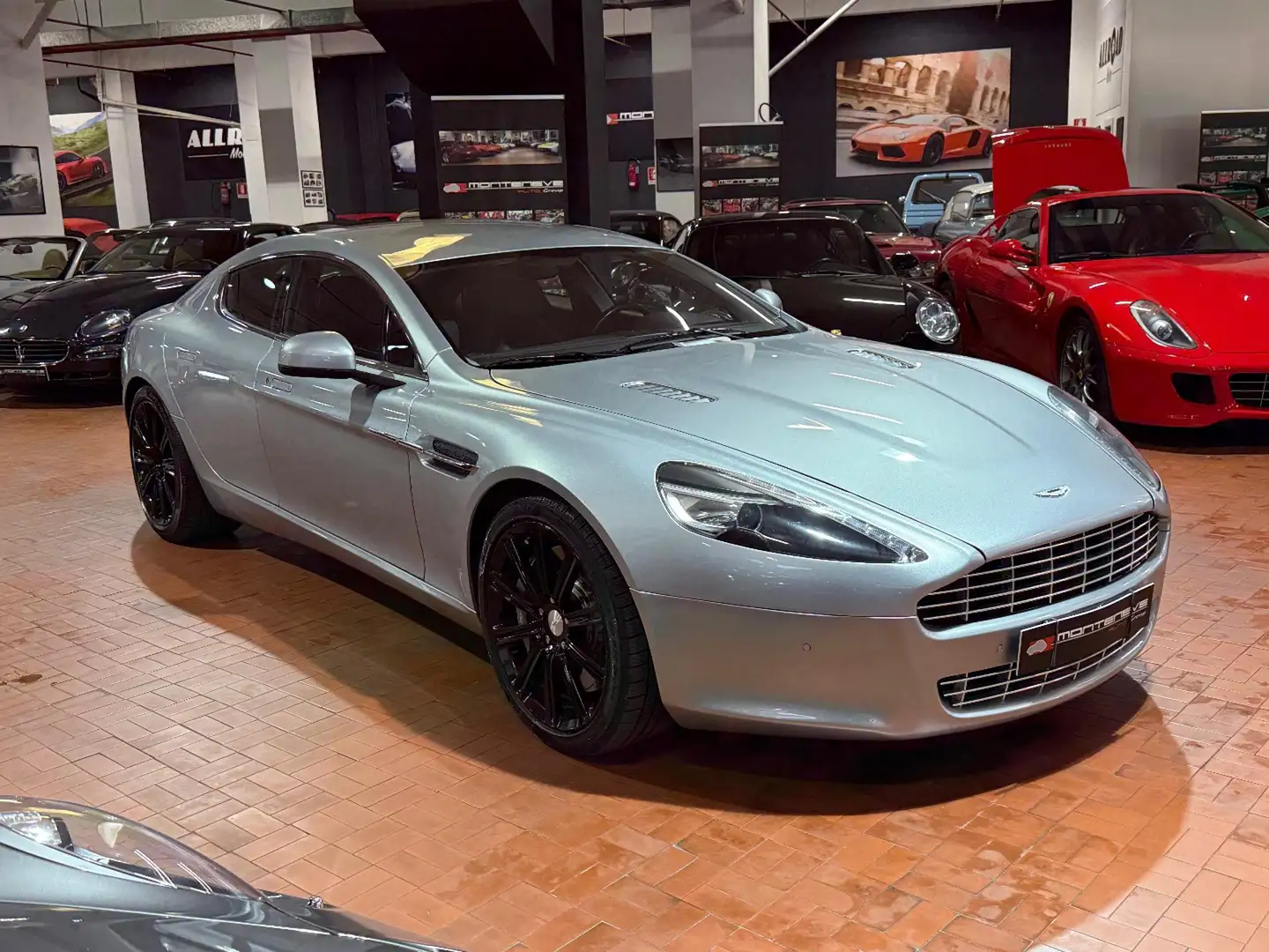 Aston Martin Rapide V12 FULL-B&0-DVD-TAGLIANDI ASTON Argento - 1
