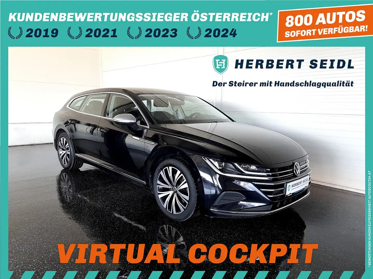 Volkswagen Arteon SB ELEGANCE PHEV DSG *VOLL-LEDER / DCC / 18 ZOL... Schwarz - 1