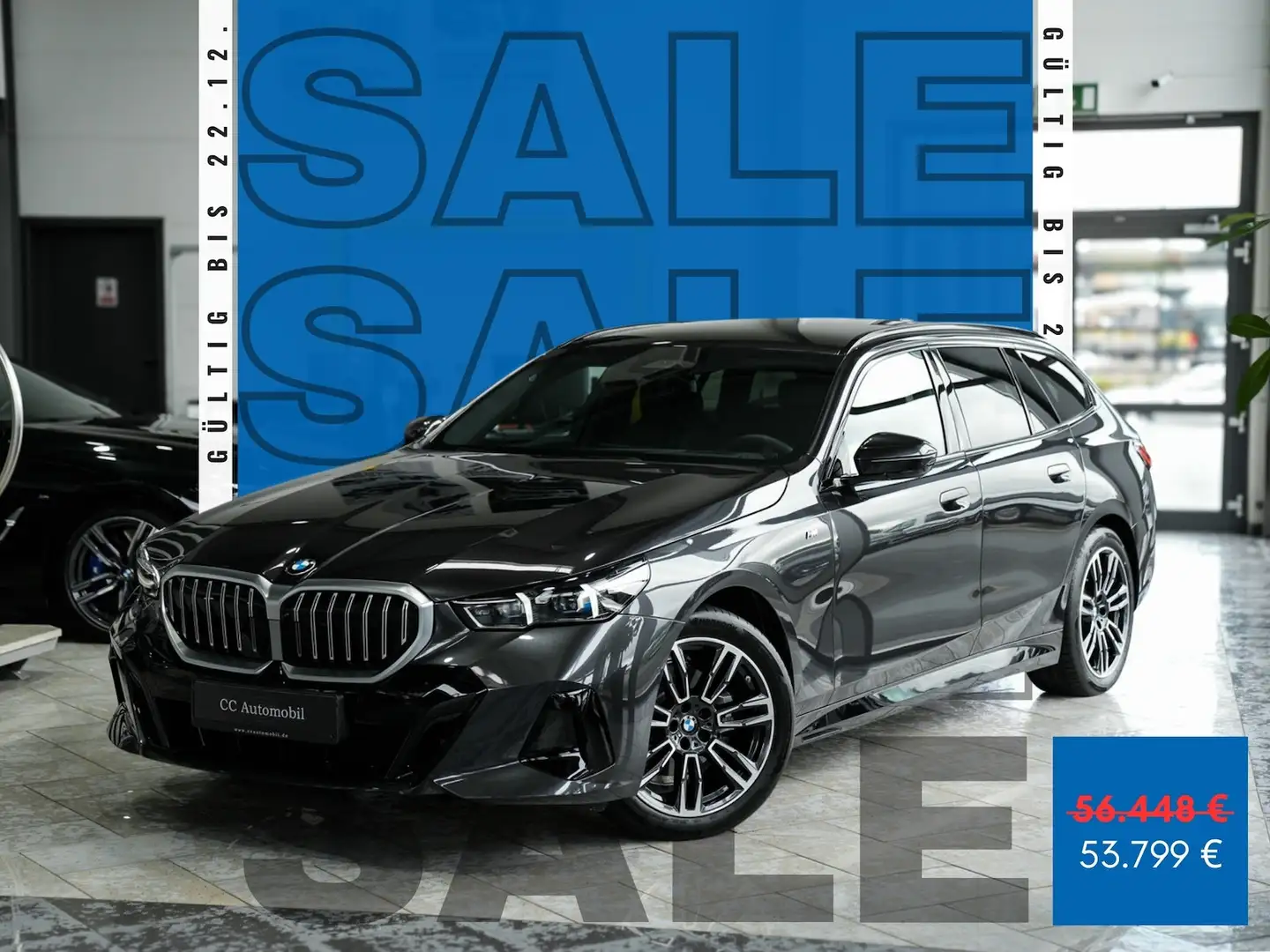 BMW 520 520d xDrive Touring M Sport 360K AHK Head-Up Grau - 1