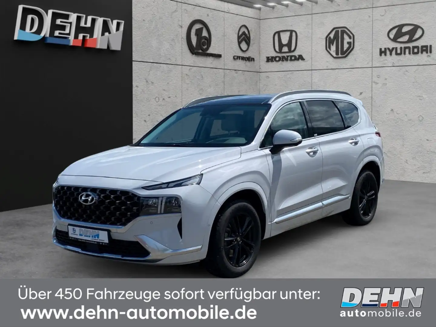 Hyundai SANTA FE Santa Fe Plug-In-Hybrid 4WD Signature-Paket/Pano-d Weiß - 2