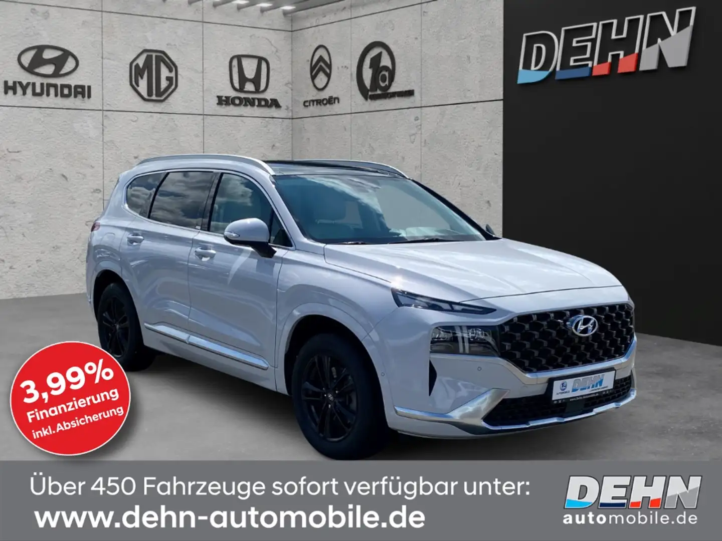 Hyundai SANTA FE Santa Fe Plug-In-Hybrid 4WD Signature-Paket/Pano-d Weiß - 1