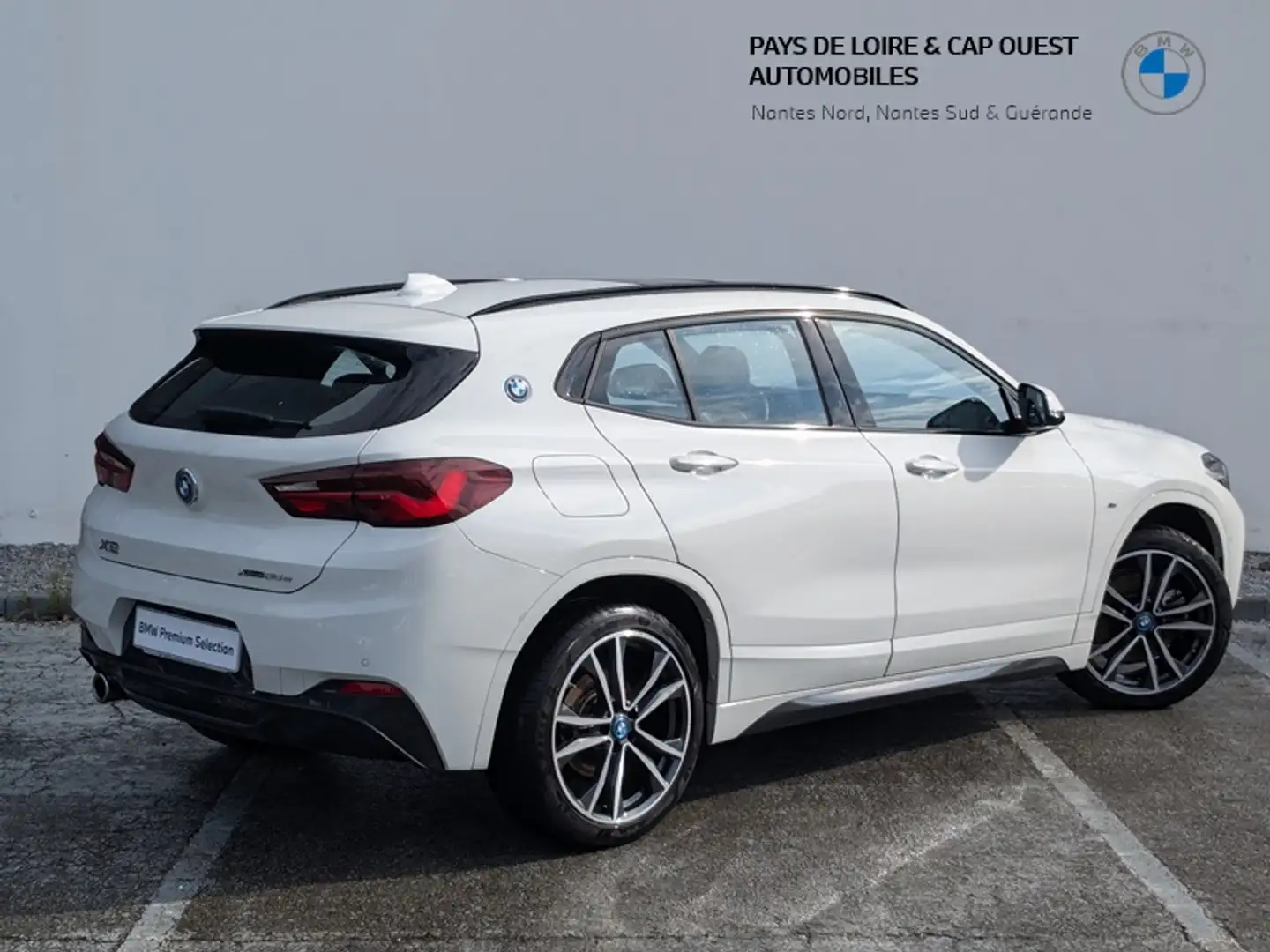 BMW X2 xDrive25eA 220ch M Sport Euro6d-T 6cv Blanc - 2