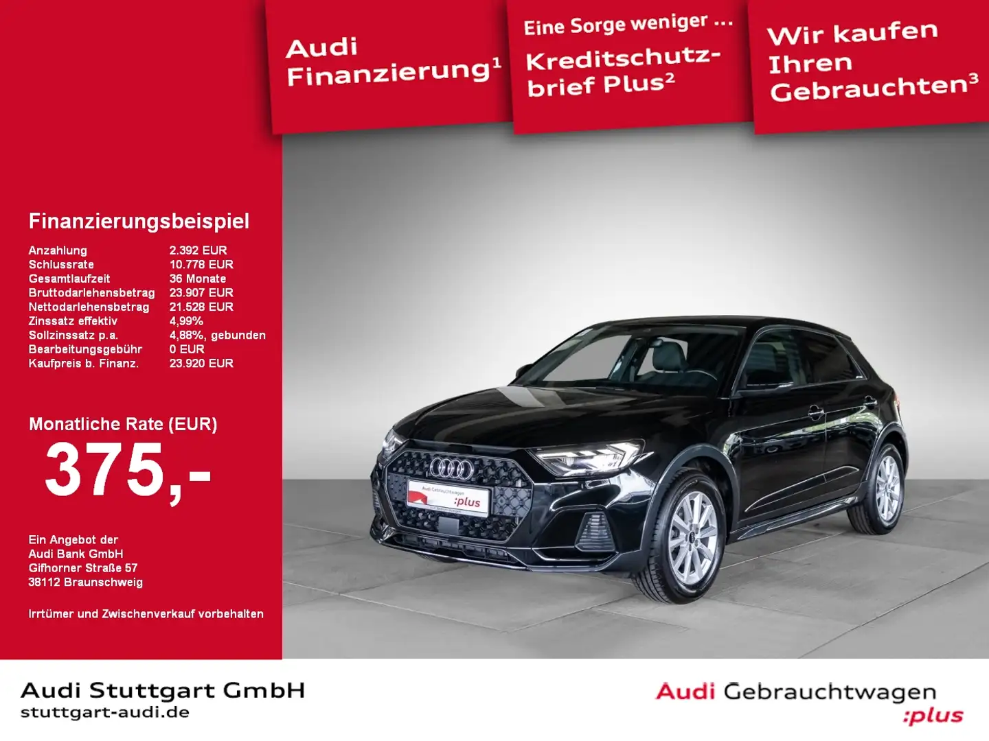 Audi A1 citycarver 30 TFSI S line LED Keyless virtCo Zwart - 1