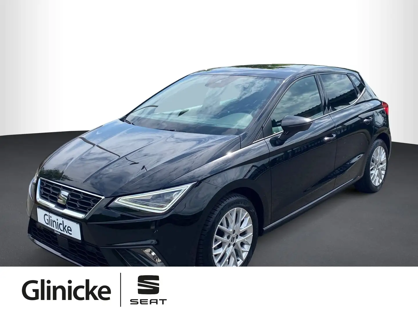 SEAT Ibiza FR 1.0 TSI DSG, LED, NAVI, RFK, Spurhalte Noir - 1