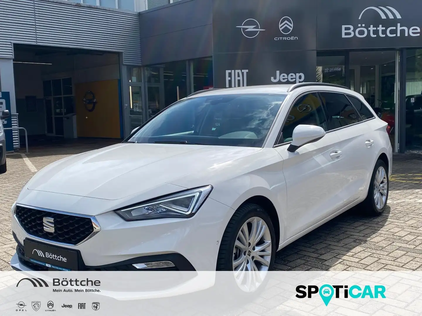 SEAT Leon FULL-LED/ VIRTUAL/ Full Link/ 3-Klima/ KEYLESS Blanc - 1