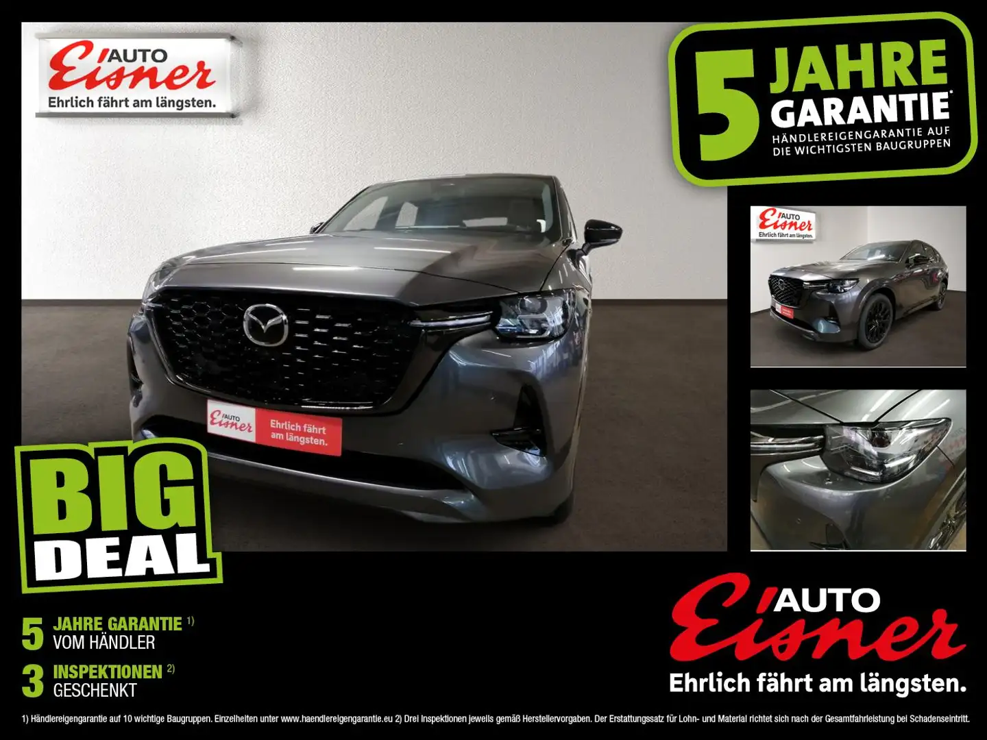 Mazda CX-60 3.3 SKYACTIVE-D M Homura Plus 2xKlima AUT Grau - 1