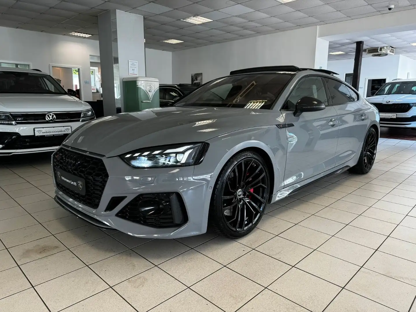 Audi RS5 Laser/Pano/Nardo/360°/B&O/Head UP/ Gris - 1