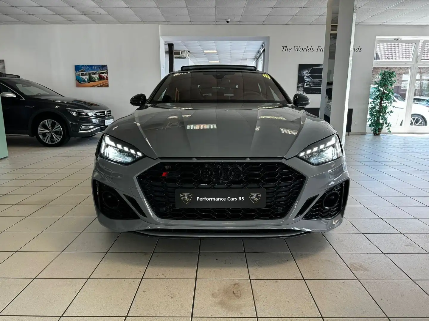 Audi RS5 Laser/Pano/Nardo/360°/B&O/Head UP/ Gris - 2