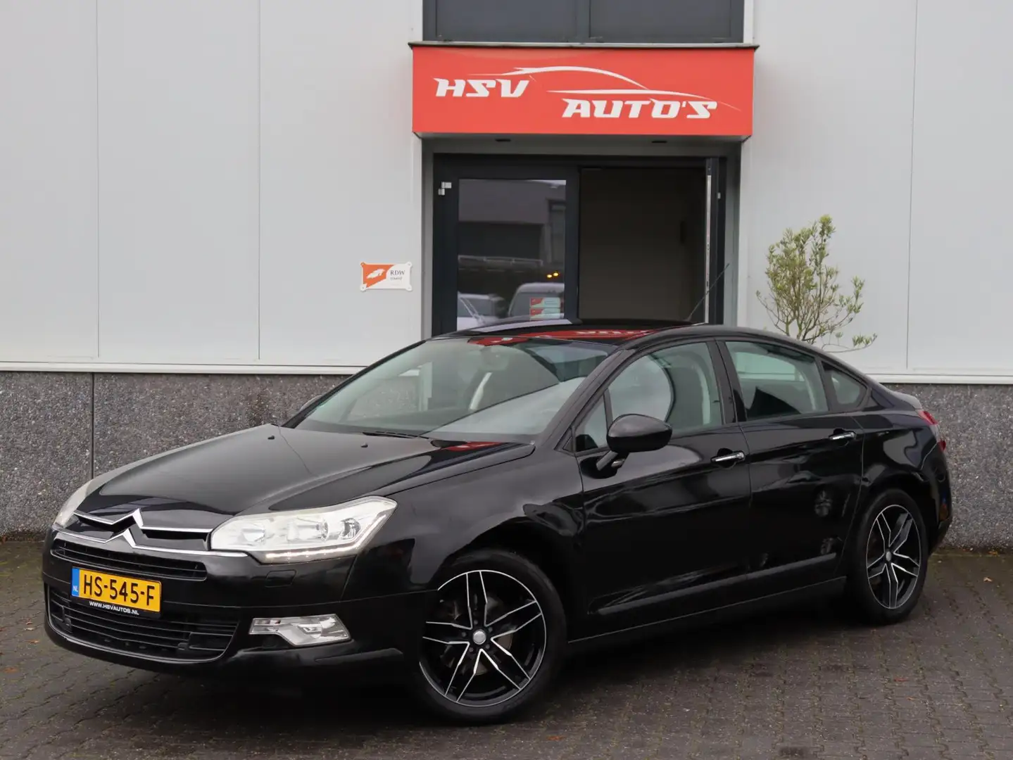 Citroen C5 1.6 VTi Attraction airco LM automaat Zwart - 1