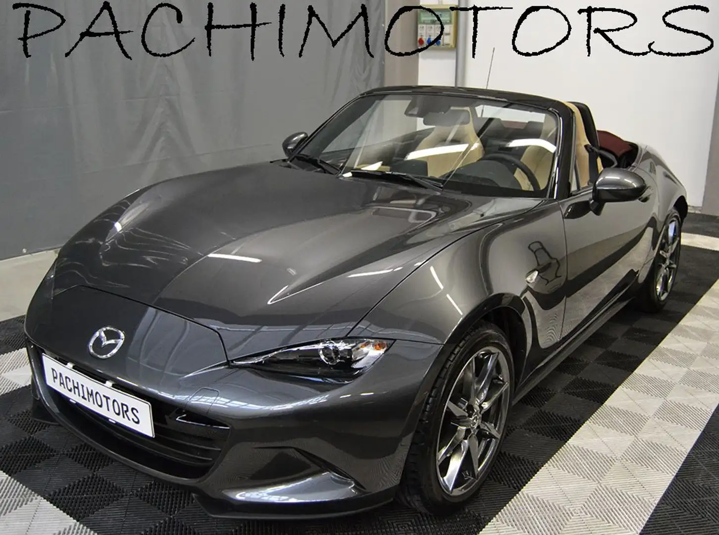 Mazda MX-5 2.0L Skyactiv-G Sakura "8.360 KM" Pelle-Led-Pdc Grigio - 1