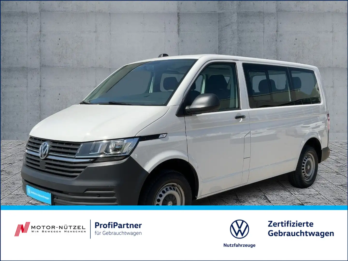 Volkswagen T6.1 Kombi 2.0TDI DSG SHZ+2xPDC+GRA+AHK+9-SITZER Bianco - 1