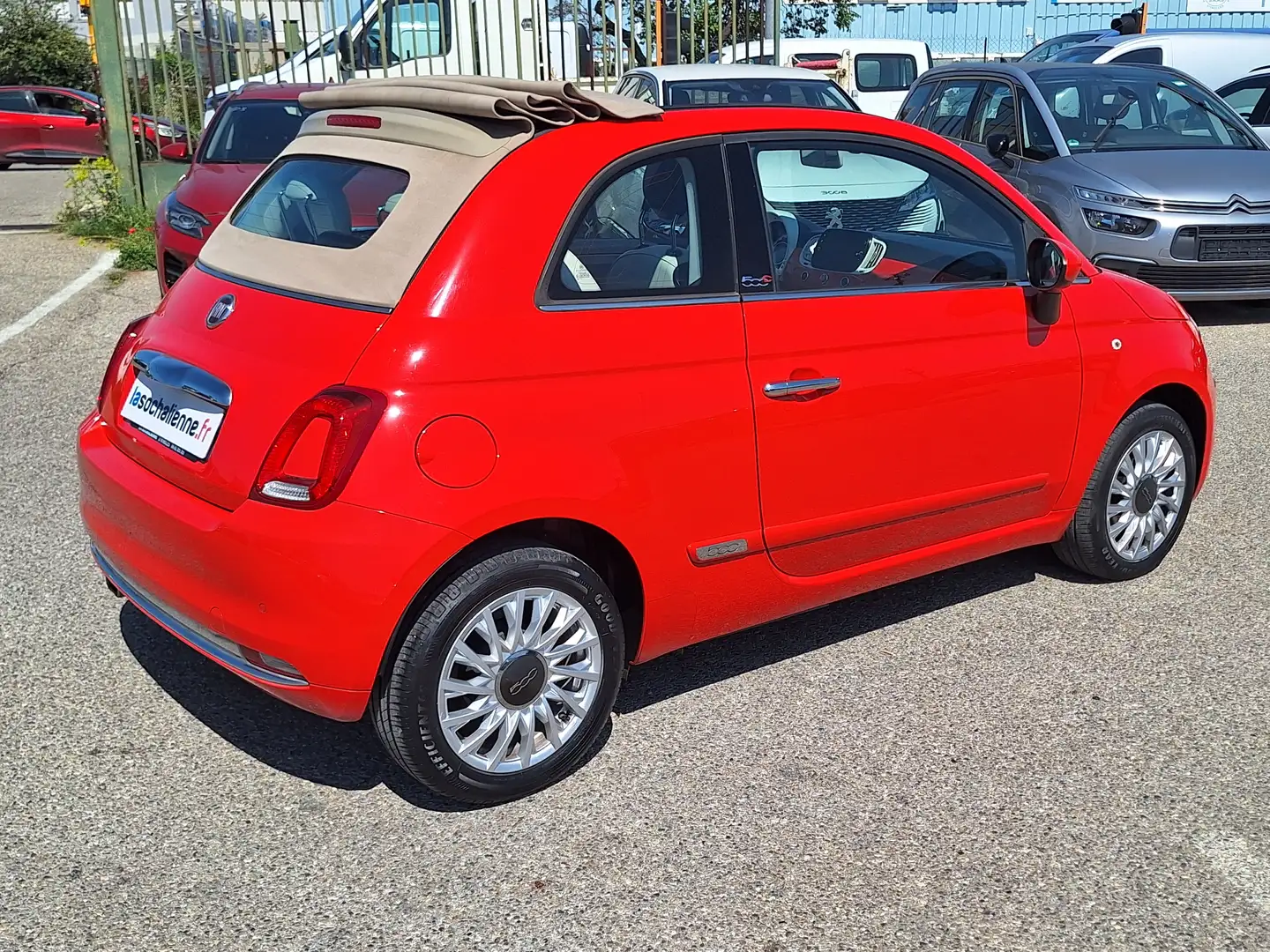 Fiat 500C 1.2 69 ch Eco Pack S/S Lounge Orange - 2