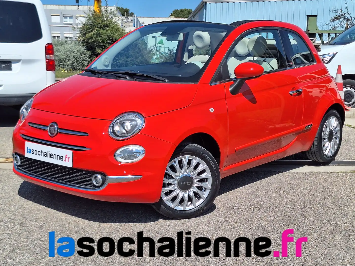 Fiat 500C 1.2 69 ch Eco Pack S/S Lounge Orange - 1