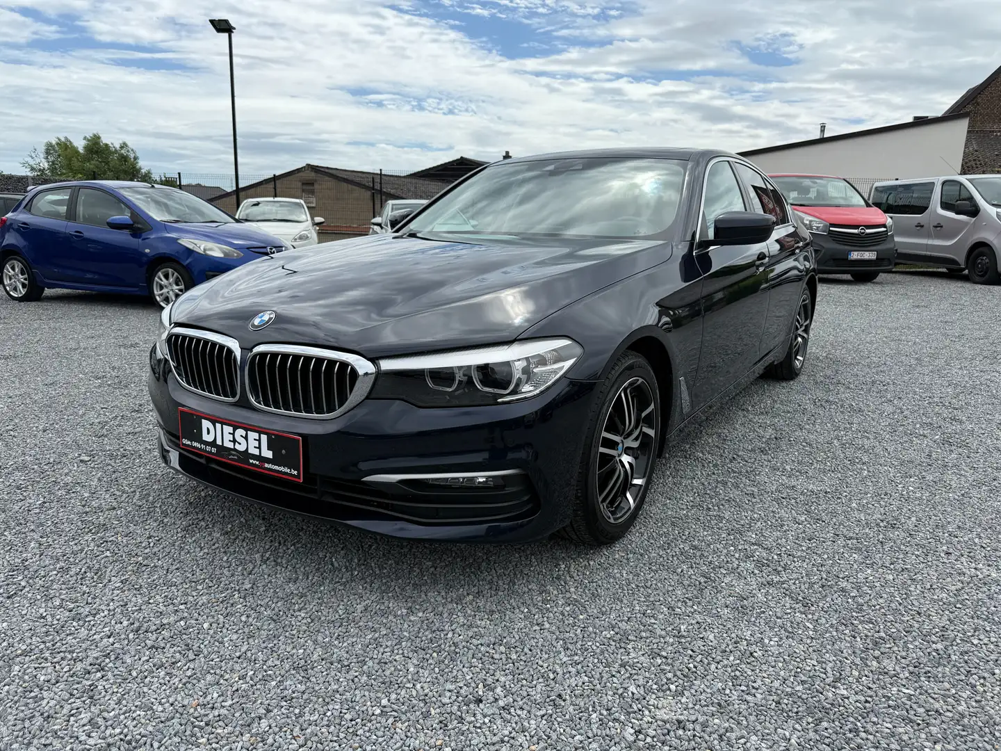BMW 518 2000CC DIESEL 150CV 06/2021 BOÎTE AUTO GARANTIE Bleu - 1