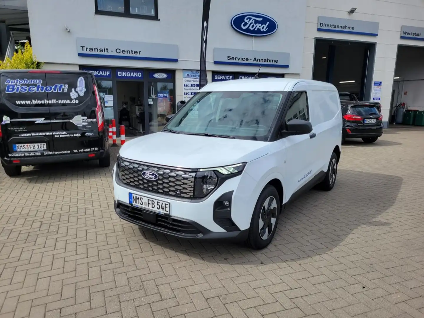 Ford Transit Courier 54kWh Trend Kastenwagen mit Durchladeklappe Weiß - 1