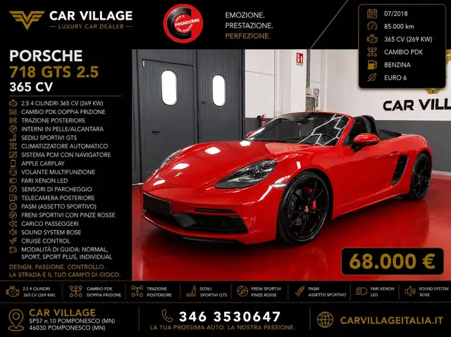 Porsche 718 Spyder 718 Boxster 2.5 GTS