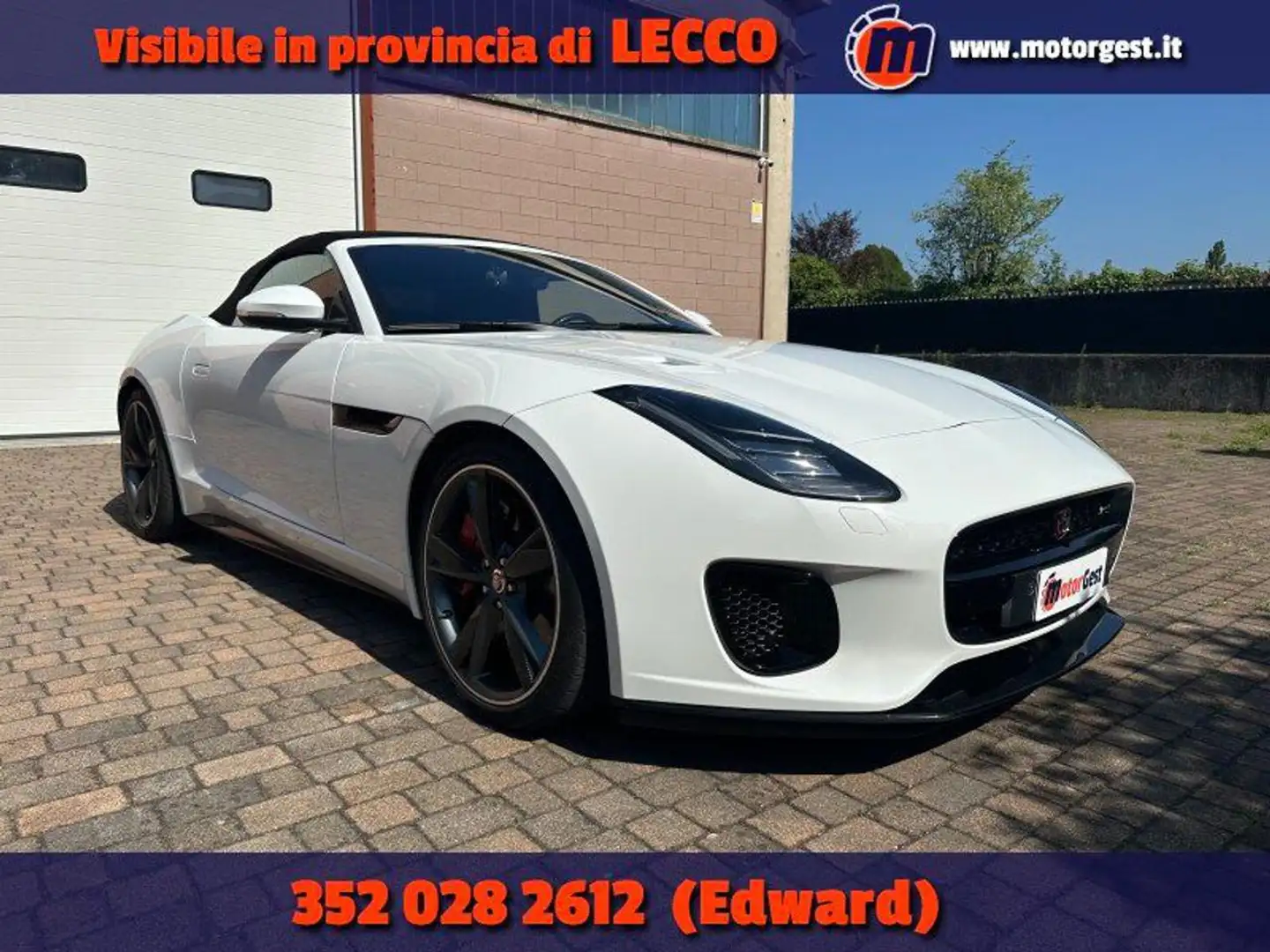 Jaguar F-Type 3.0 V6 380 CV aut. AWD Convertibile R-Dynamic Blanc - 1