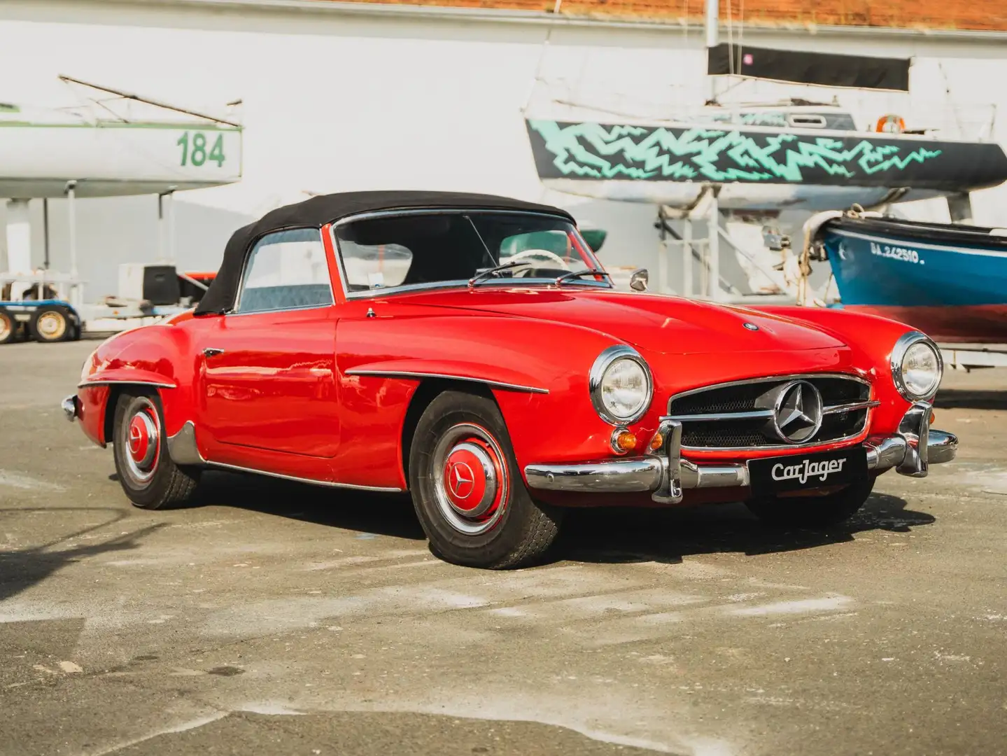 Mercedes-Benz 190 SL Rouge - 1
