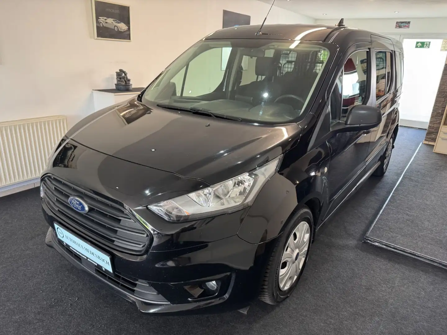 Ford Transit Connect Kombi lang Trend aus Erster Hand Schwarz - 1