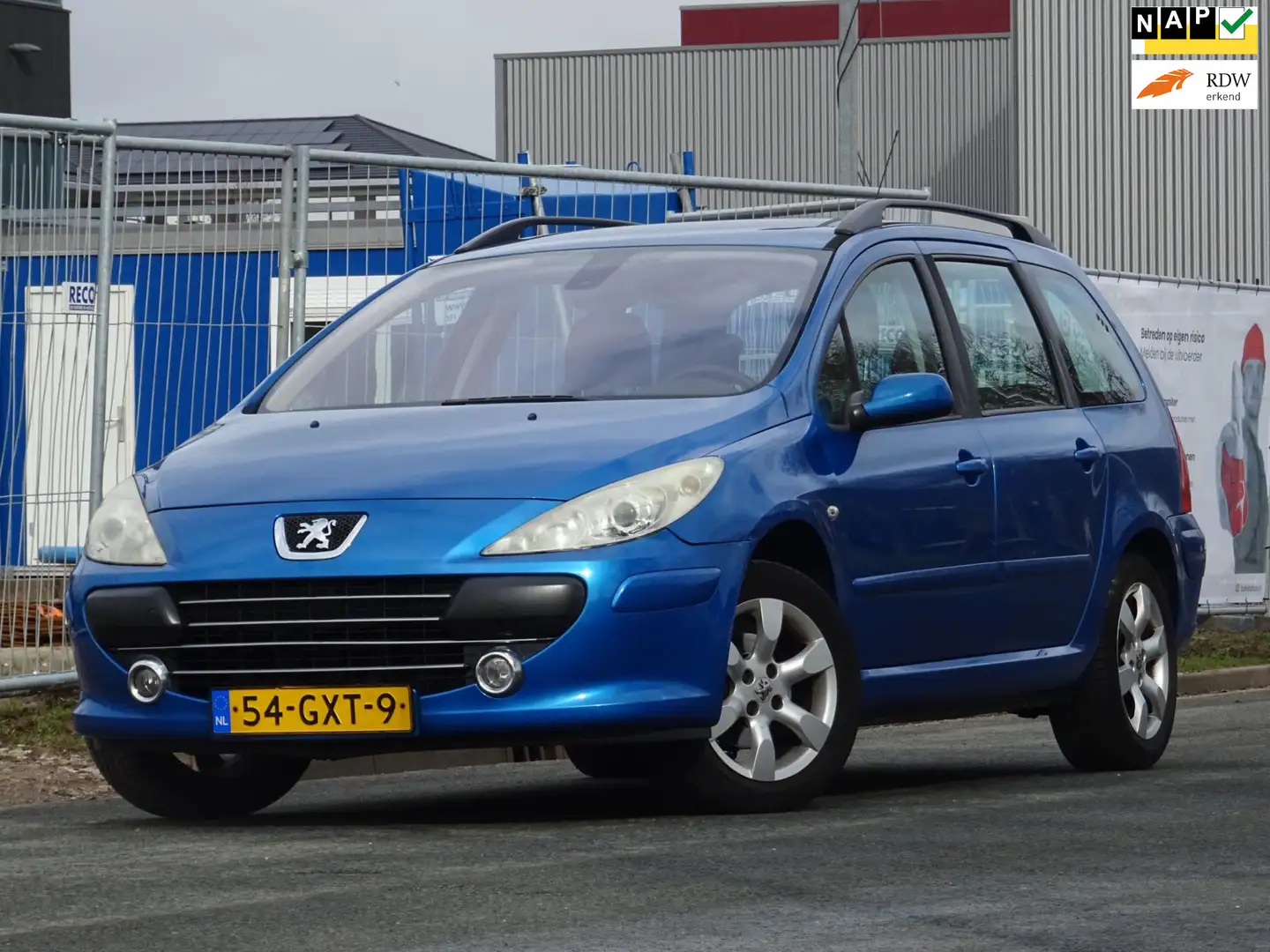 Peugeot 307 Break 2.0-16V Premium 2008 NAP/CLIMA/CRUISE/APK Blau - 1