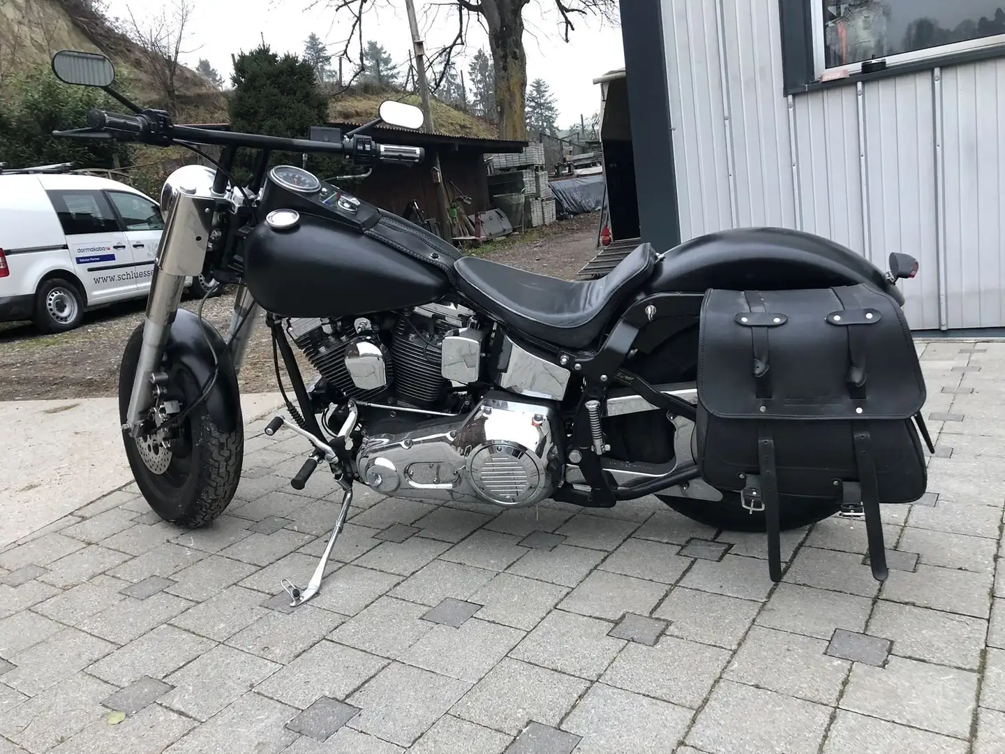 Harley-Davidson Fat Boy Zwart - 1