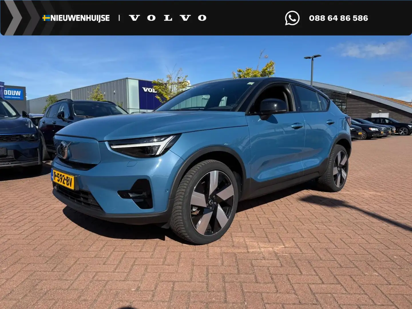 Volvo C40 Recharge Twin Intro Edition 78 kWh | Pixel koplamp Bleu - 1