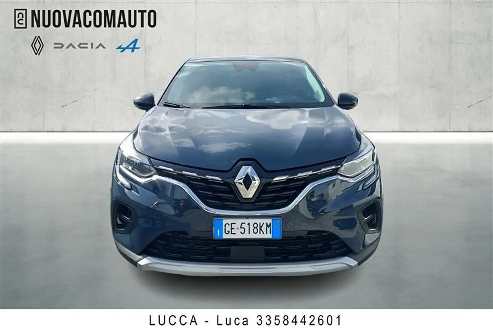Renault Captur 1.6 plug-in hybrid Intens E-Tech 160cv auto my21 Blu/Azzurro - 2