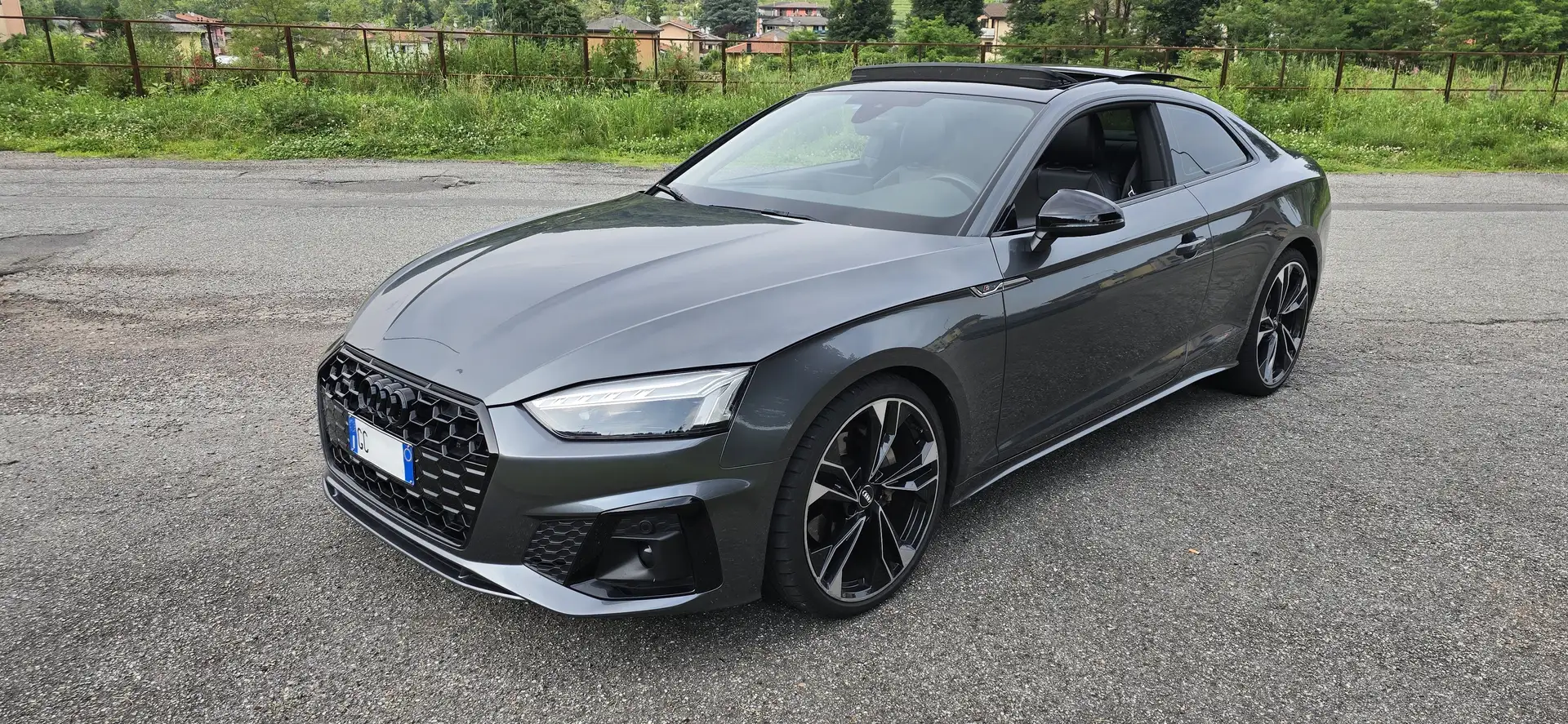 Audi A5 A5 Coupe S-line Tetto, cerchi 20", Matrix, Camera. Grigio - 2