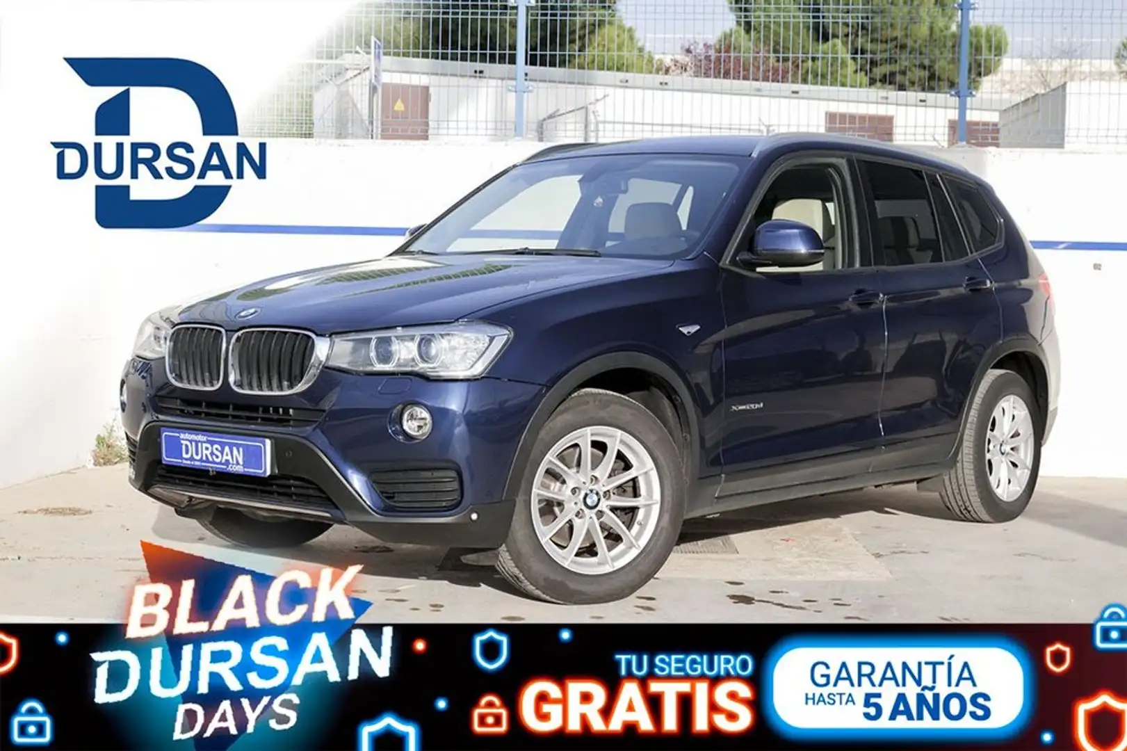 BMW X3 xDrive20d Bleu - 1