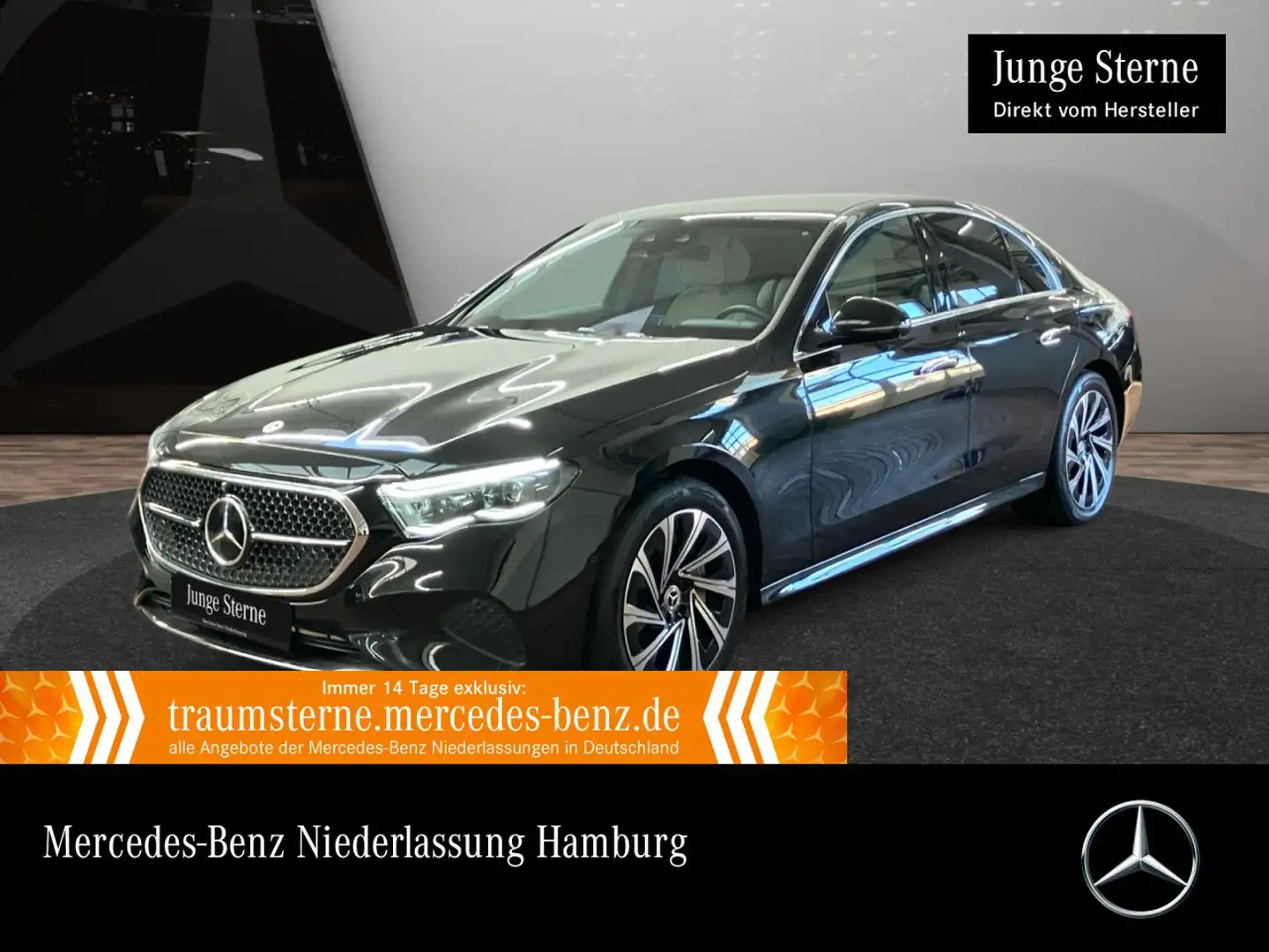 Mercedes-Benz E 300 e Avantgarde Fahrass WideScreen Airmat Pano Schwarz - 1
