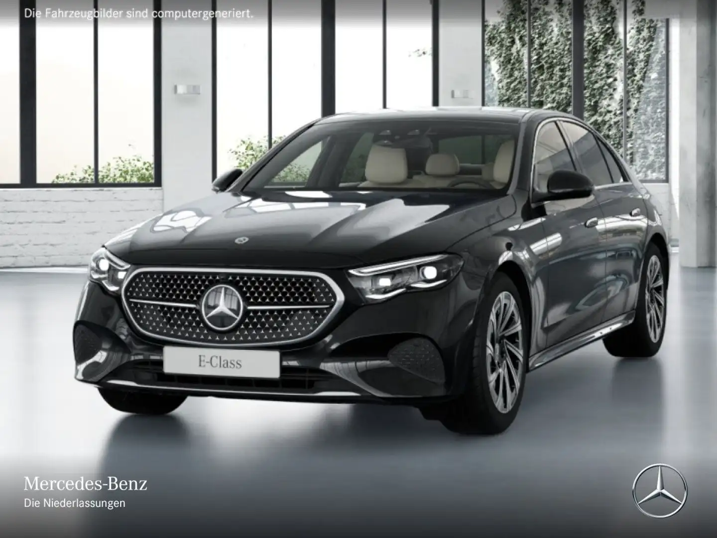 Mercedes-Benz E 300 e Avantgarde Fahrass 360° Airmat Pano Distr. Schwarz - 2
