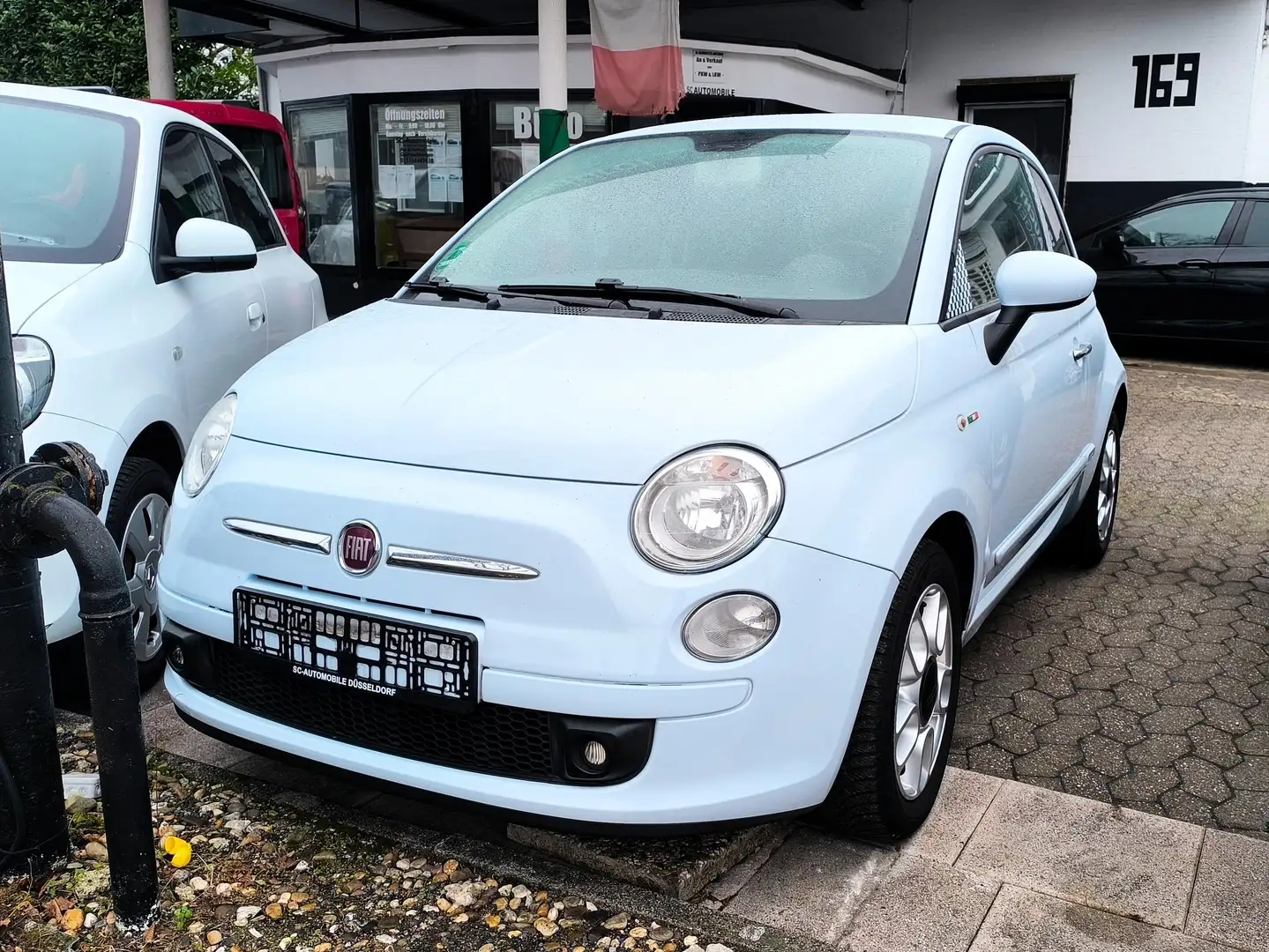 Fiat 500 Sport*Klima*Funk-ZV*TÜV*Allwetter*2. Hand* Blau - 1