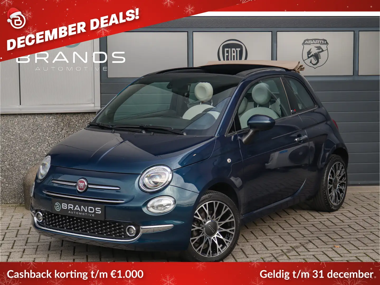 Fiat 500C 1.0 Hybrid Star Vol opties Speciale kleurstelling Bleu - 1