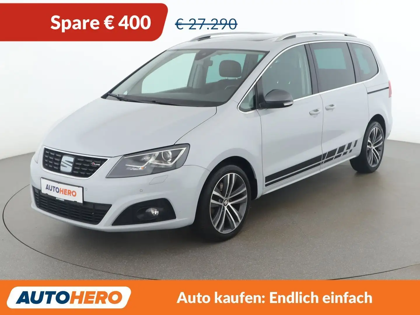 SEAT Alhambra 2.0 TDI FR-Line Weiß - 1