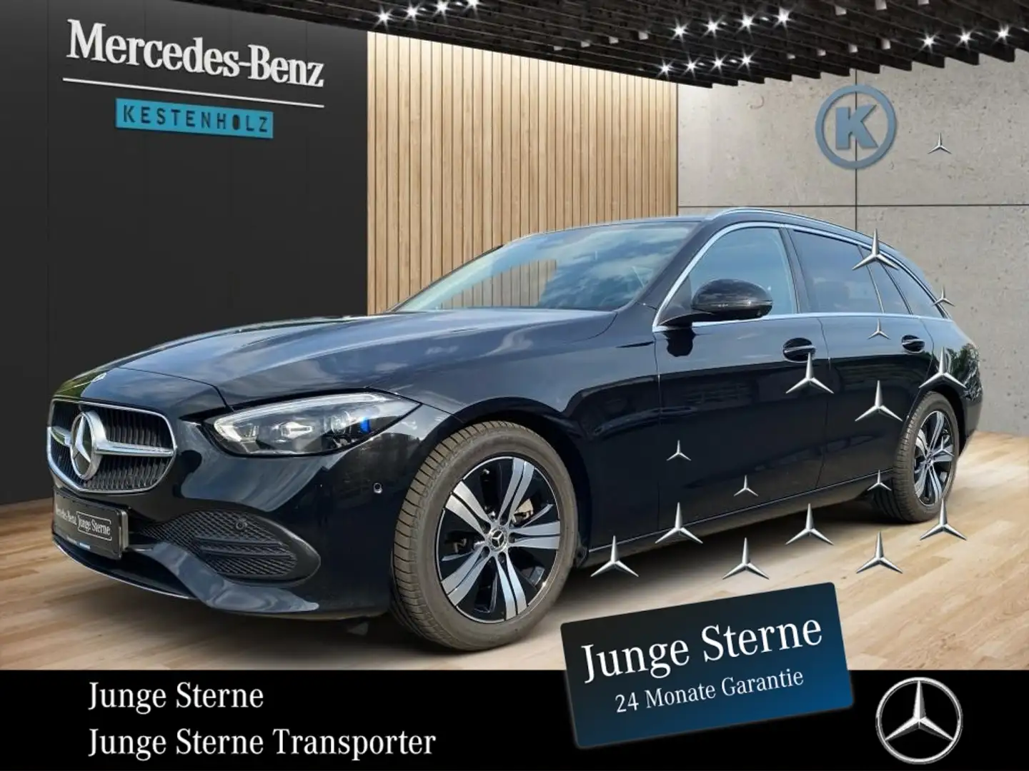 Mercedes-Benz C 220 d T 4M *STHZ*SHZ*PANO*AHK*360**DISTRONIC Negro - 1