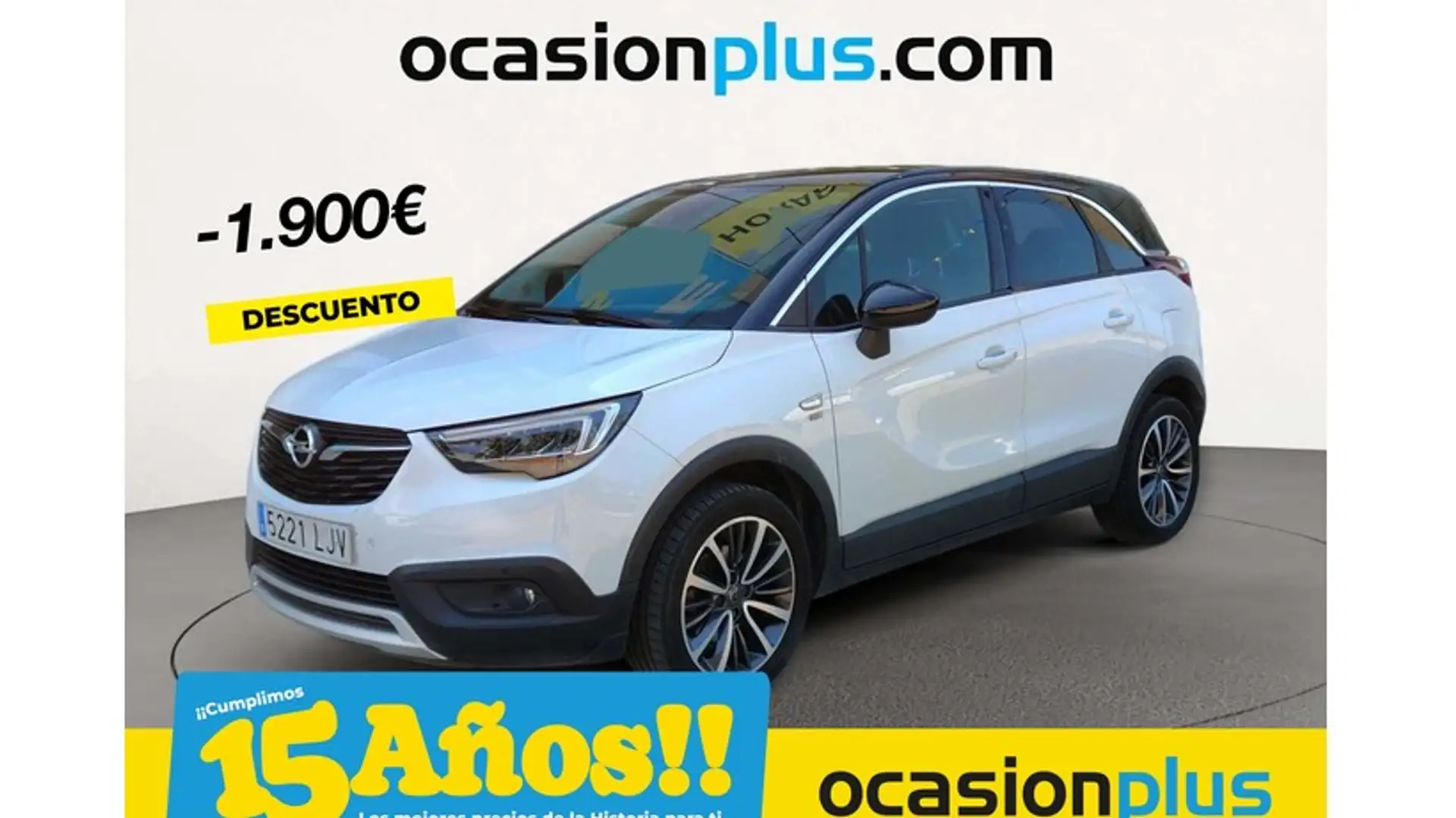 Opel Crossland X 1.2T S&S Design Line - 120 Aniversario 110 Wit - 1