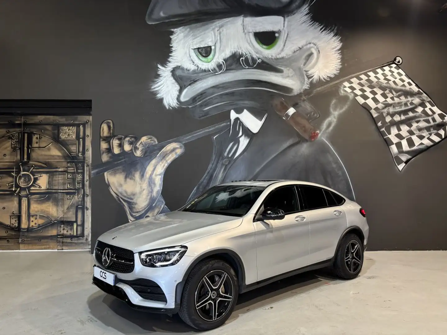 Mercedes-Benz GLC 220 Coupe 220 d AMG Line 4Matic Toit ouvrant / Suspension pneumatique Grijs - 1