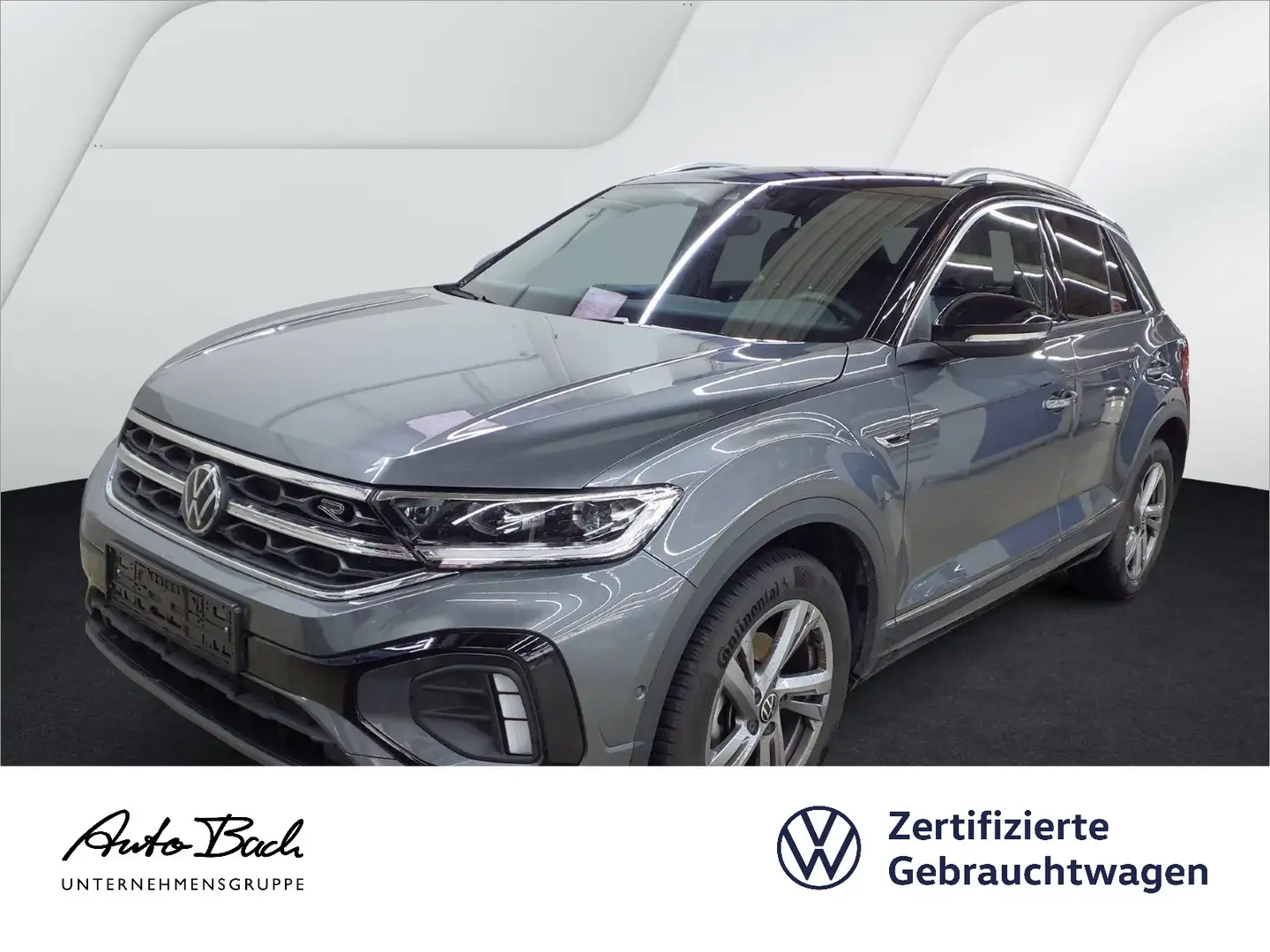 Volkswagen T-Roc 1.5 TSI DSG R-Line, AHK, Navi, LED, Rückfa Grau - 1