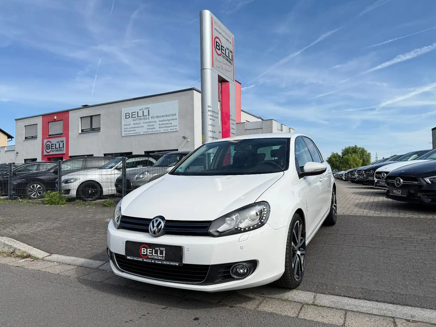 Volkswagen Golf VI 1.4 TSI DSG Highline Navi FINANZIERUNG Blanc - 1