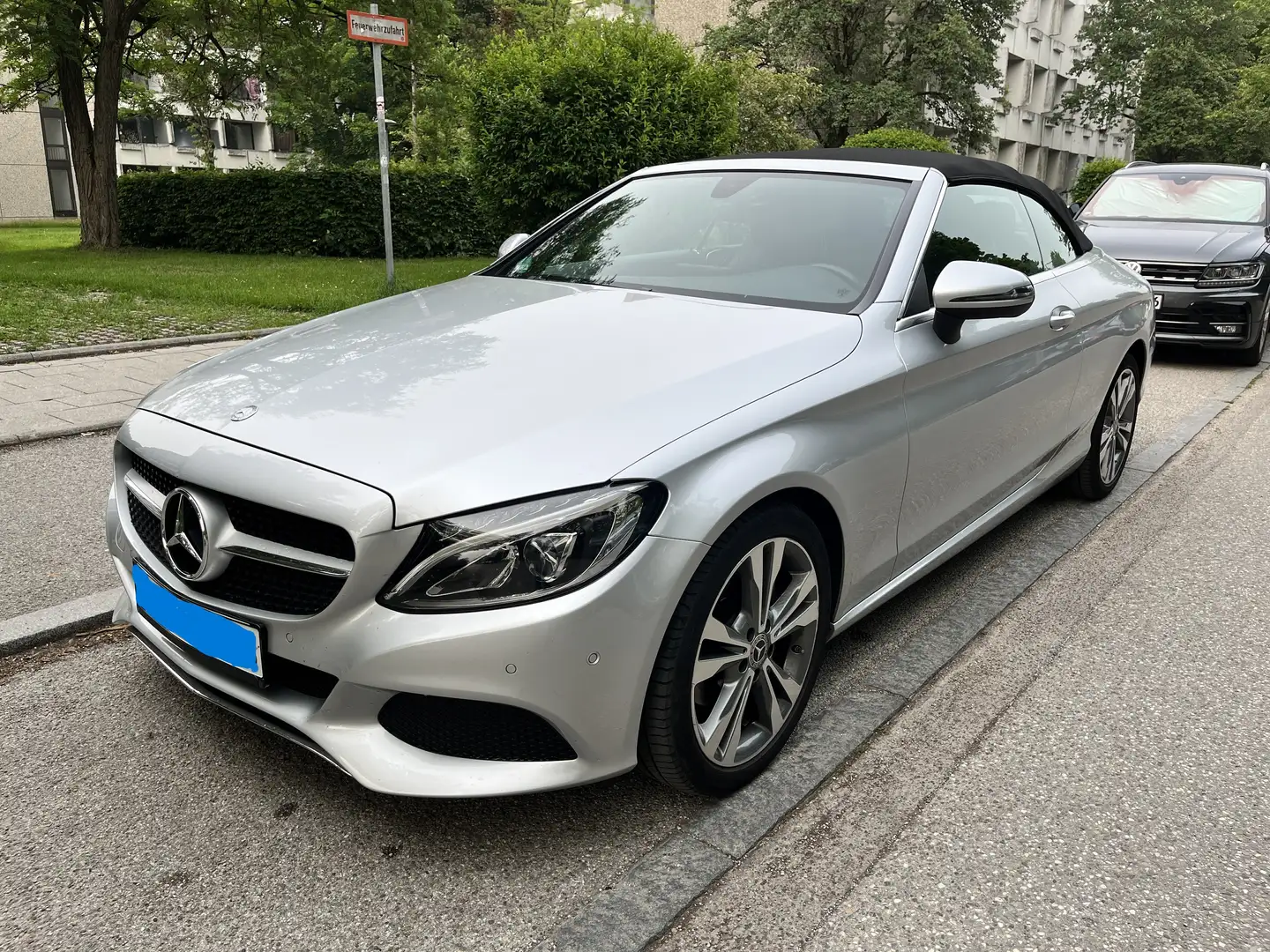Mercedes-Benz C 220 C-Klasse Diesel Cabrio 4Matic 9G-TRONIC Silber - 2