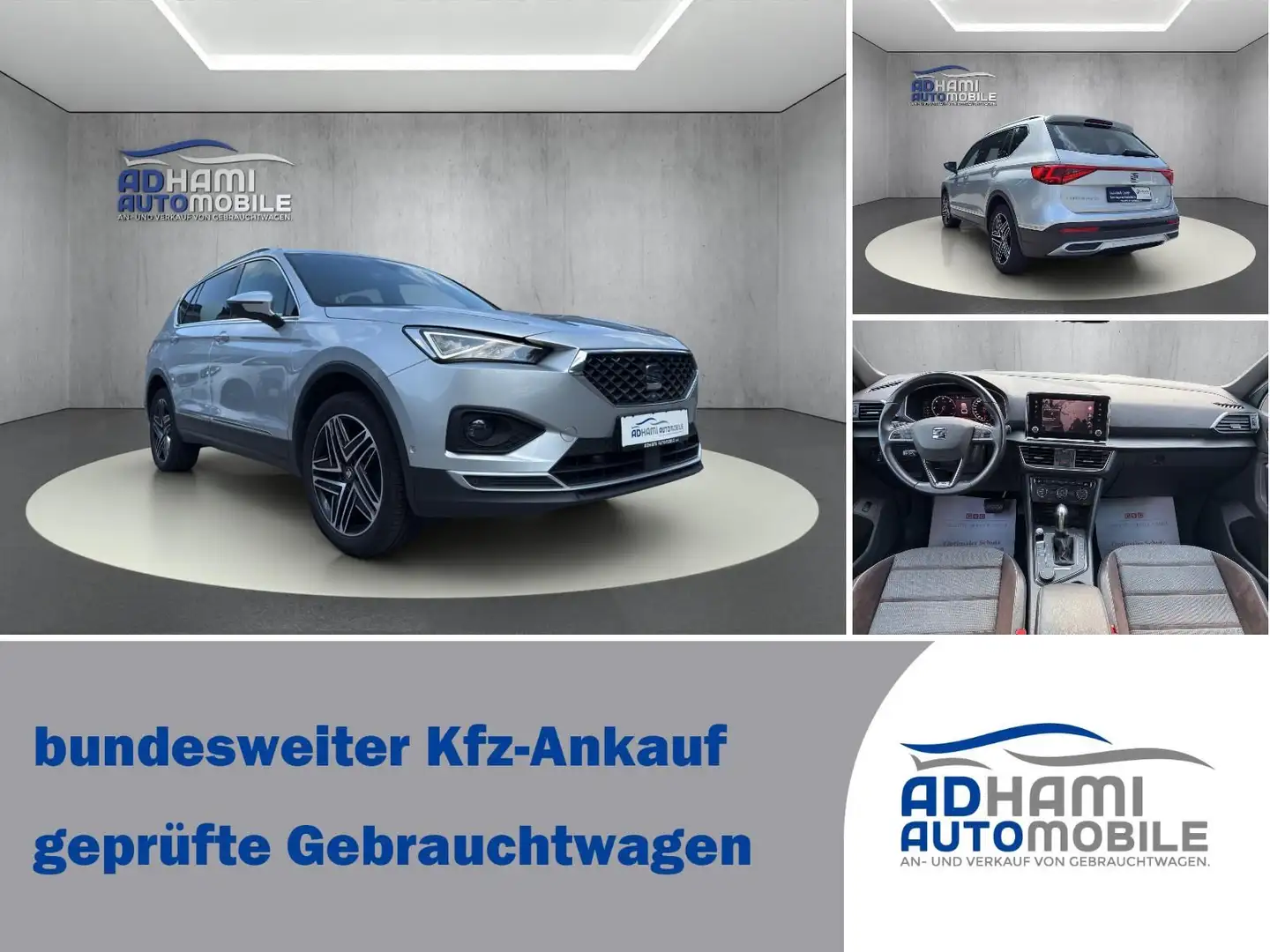 SEAT Tarraco Xcellence 4Drive/2.HAND/7-SITZER/DSG/CAM Silber - 2